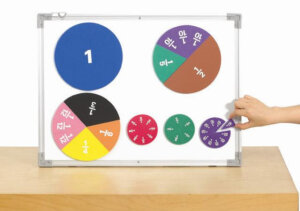 Fraction circle Printed Demo Magnetic