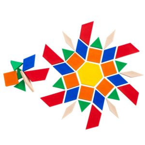 Pattern Blocks Plastic 5mm 250pc