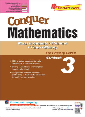 Conquer Mathematics (Measurements, Volume, Time & Money) Book 3