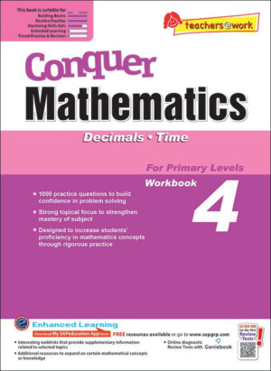 Conquer Mathematics (Decimals and Time) Book 4