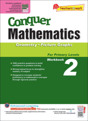 Conquer Mathematics (Geometry and Picture Graphs) Book 2