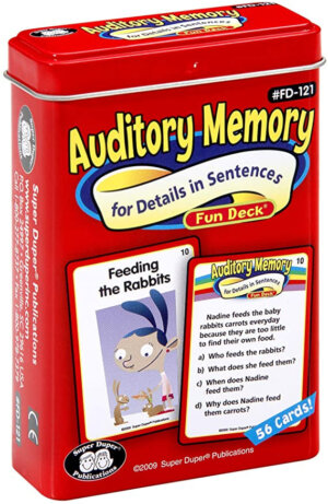 Auditory Memory Details Sentences Fun Deck