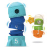 Nesting Space Surprise Set: Rocket Fine Motor Sorting Toy