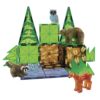 Magna-Tiles – Magnetic Construction Set – Forest Animals (25pcs)