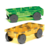 Magna-Tiles – Magnetic Construction Set – Cars Expansion set  (2pcs)