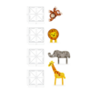 Magna-Tiles – Magnetic Construction Set – Safari Animals Set (25pcs)