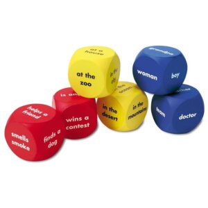 Learning Resources - Story Starter Word Cubes: Reading Comprehension Game Ages 5+