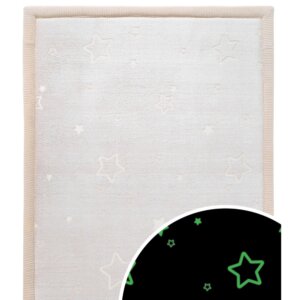 GlowCloud Play Mat Carpet Glow in the Dark - Stars 170 x 120 x 2.5 cm