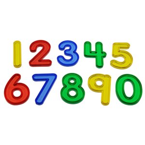 Translucent Number Shapes - 0-9 - 30pcs