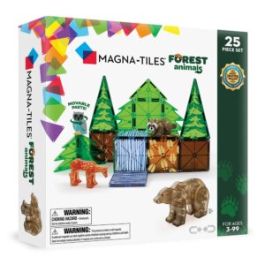 Magna-Tiles - Magnetic Construction Set - Forest Animals (25pcs)