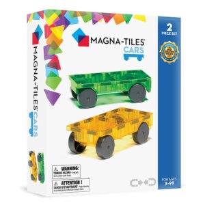Magna-Tiles - Magnetic Construction Set - Cars Expansion set  (2pcs)