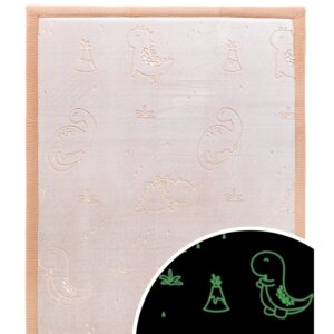 GlowCloud Play Mat Carpet Glow in the Dark - Dinosaurs 170 x 120 x 2.5 cm