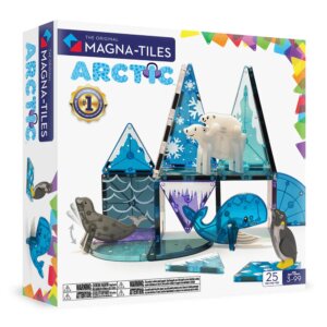 Magna-Tiles - Magnetic Construction Set - Arctic Animals Set  (25pcs)
