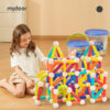 Rainbow Magnetic Building Sticks Construction Toy  (60 Pieces)