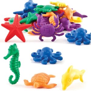 EDX Education - Counters - Aquatic 6 Colours - 84pcs Polybag
