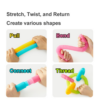 Glow Pop Tube Sensory Fidget Toy with Light-Up Balls