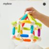 Rainbow Magnetic Building Sticks Construction Toy  (60 Pieces)