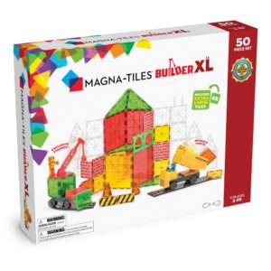 Magna-Tiles - Magnetic Construction Set - Builder XL (50pcs)